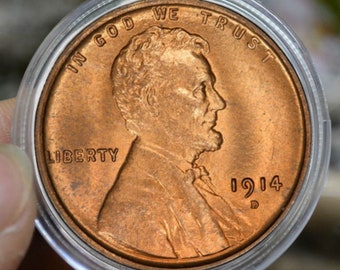 1914 D Lincoln Penny _Commemorative Coin