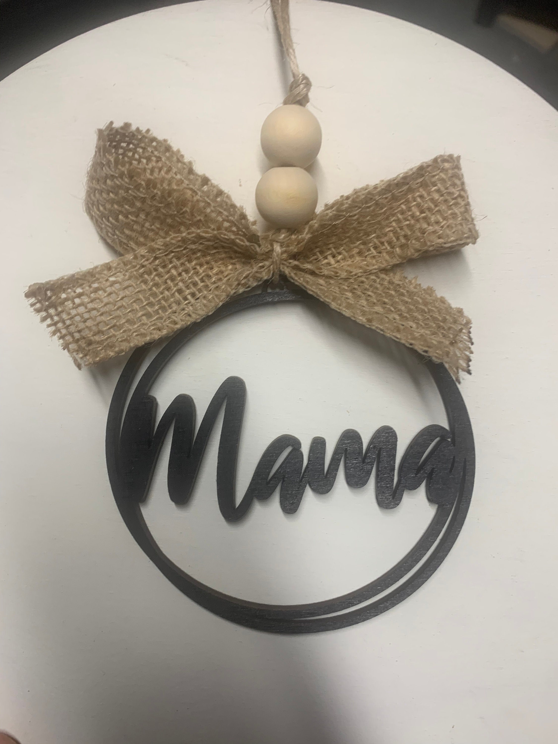 Mama car charm mom rearview car charm beaded car charm car Etsy