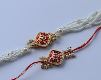 Punjabi Brother Sister Rakhi | Veer Bhai Rakhi Set | Rakish Bandhan Set| Rakhi Pair| Rakhi Bracelet| Desi|Punjabi
