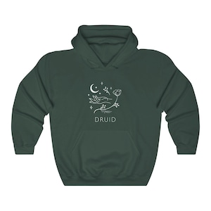 Modern Druid Hoodie - Perfect for Dungeons & Dragons (DND), RPGs, Cosplay, Fantasy Lovers and more!