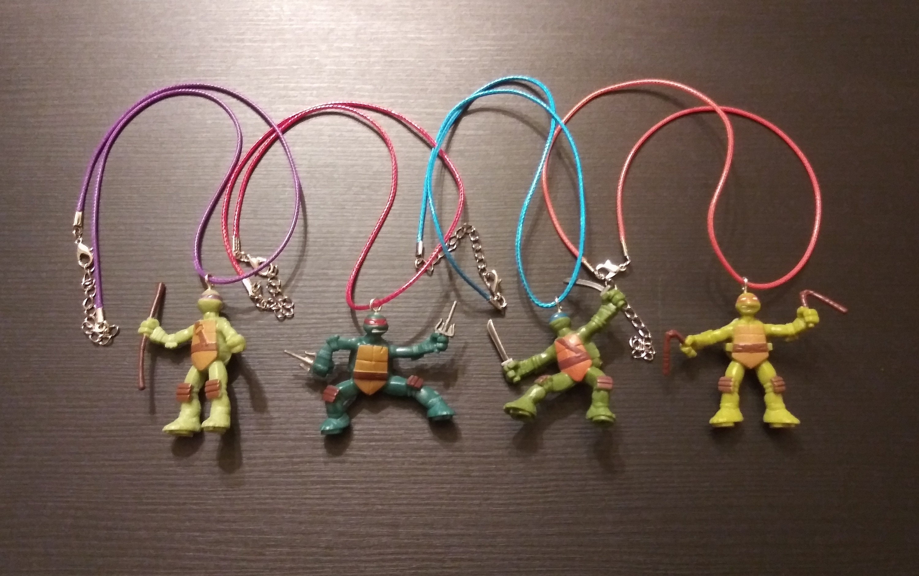 Ninja Turtle Necklace Etsy