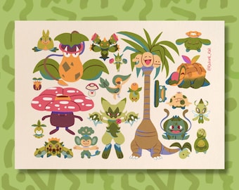 Plant Parade - A4 Art Print