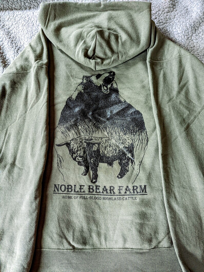 Highland Cow Hoodie Etsy