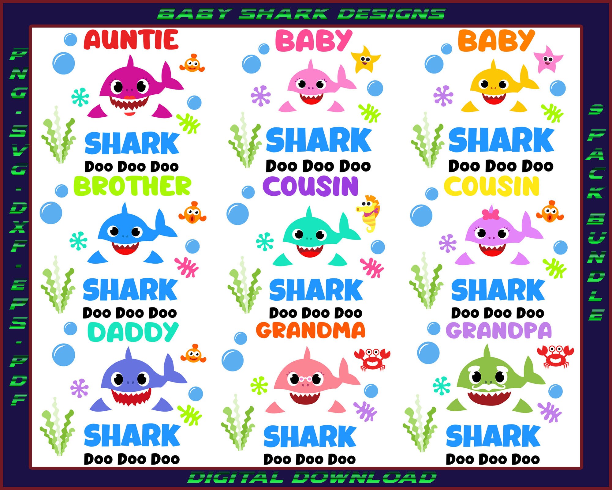 Free Free 294 Baby Shark Svg Etsy SVG PNG EPS DXF File