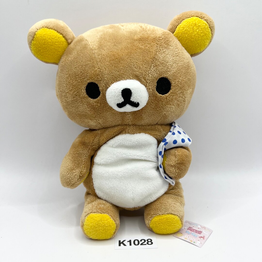 Sanx Rilakkuma Onsen Original Zipper Plush Stuffed Toy Japan Etsy