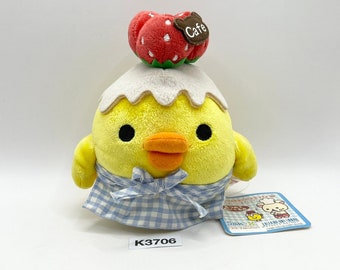 San-X 2007 Kiiroitori Cafe Theme K3706 Plush 6" Stuffed Toy Doll