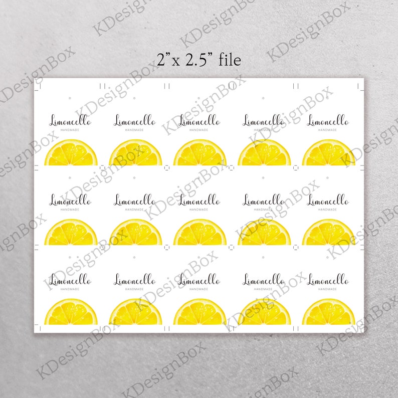 Printable Limoncello Tags, Limoncello Bottle Tags. Limoncello Jar Tags ...