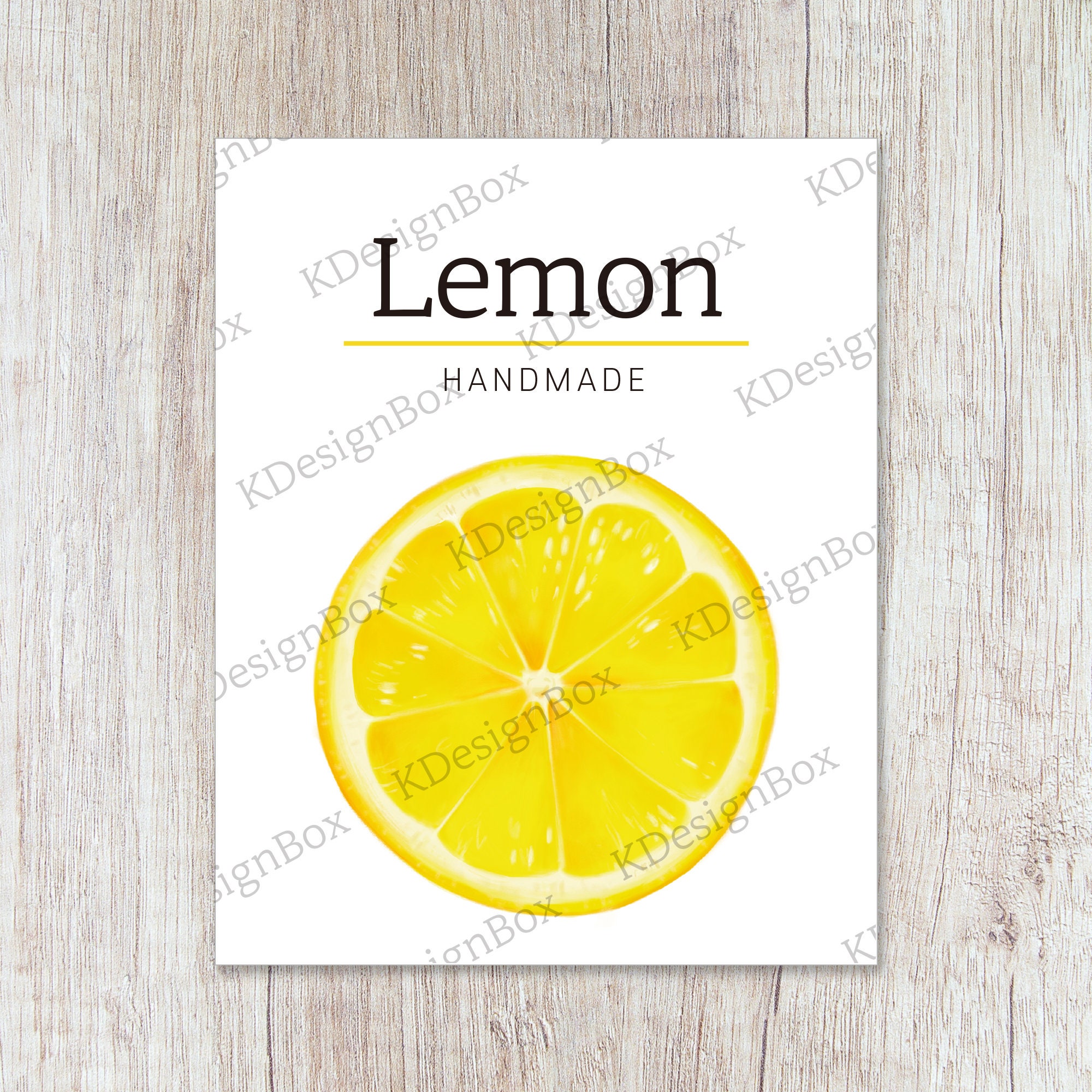 Printable Lemon Labels Printable Lemon Tags Gift Labels | Etsy