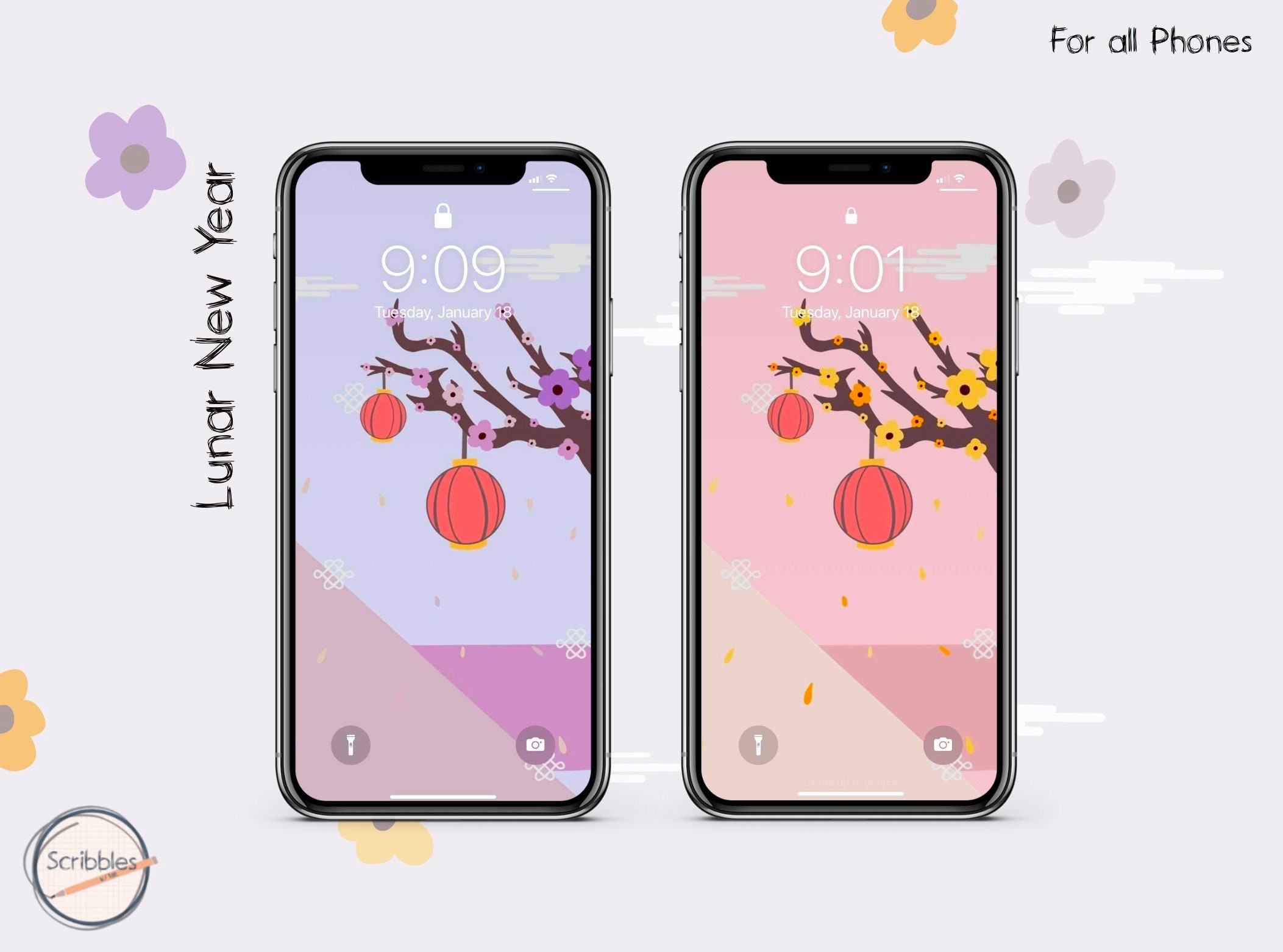 Lunar New Year Wallpaper Phone Wallpaper Minimal Abstract - Etsy Lunar New Year Wallpaper Phone Wallpaper Minimal Abstract - Etsy