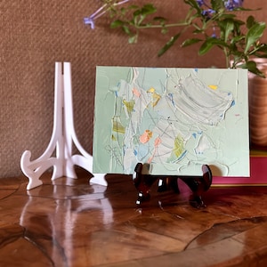 Fancy Acrylic Picture Stand, Tabletop Easel For Photo or Plate Display, Small Wedding Sign Stands, Chez Milly Acrylic Frame Holder