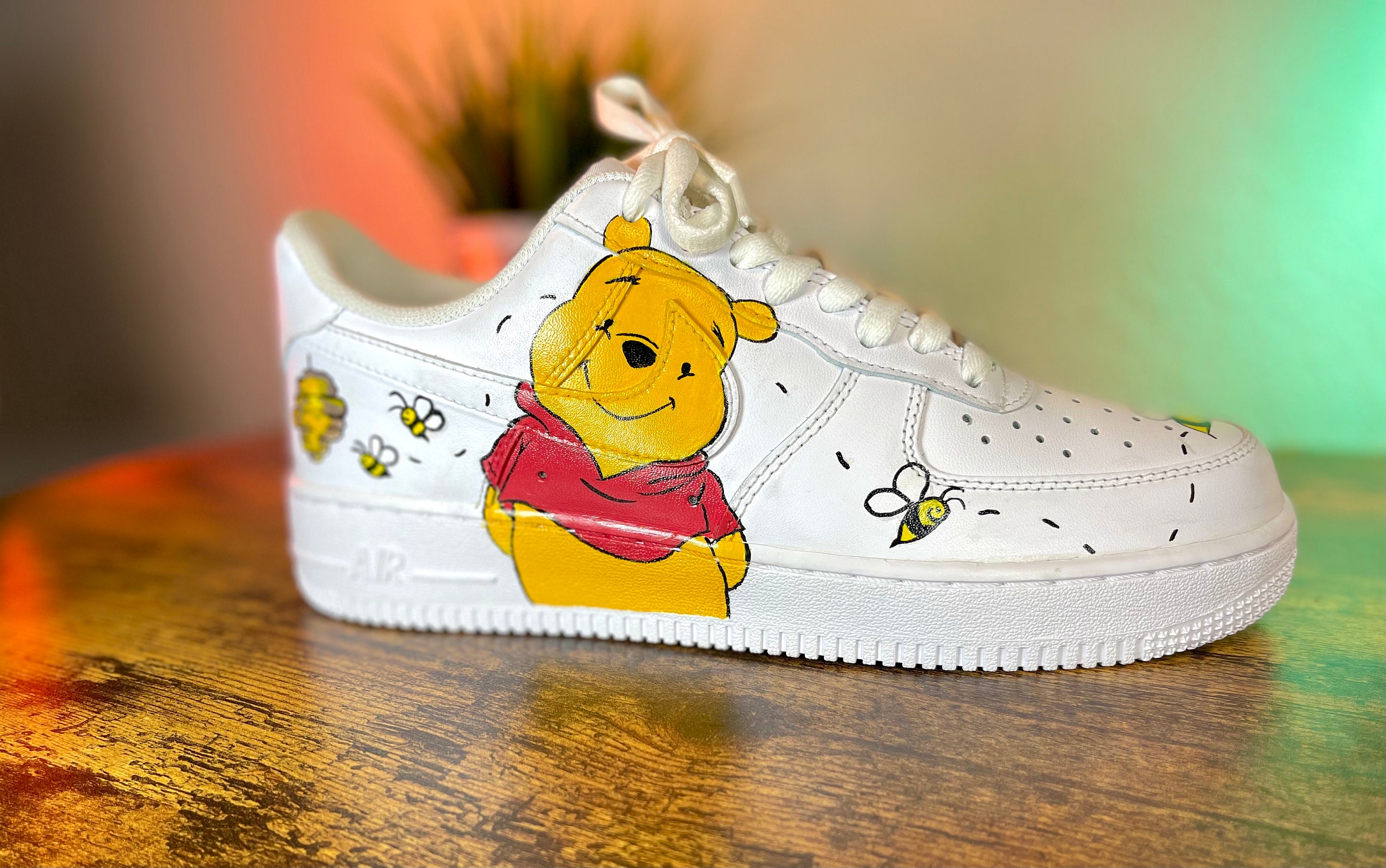 Nike Air Force 1 Winnie-the-Pooh | Etsy