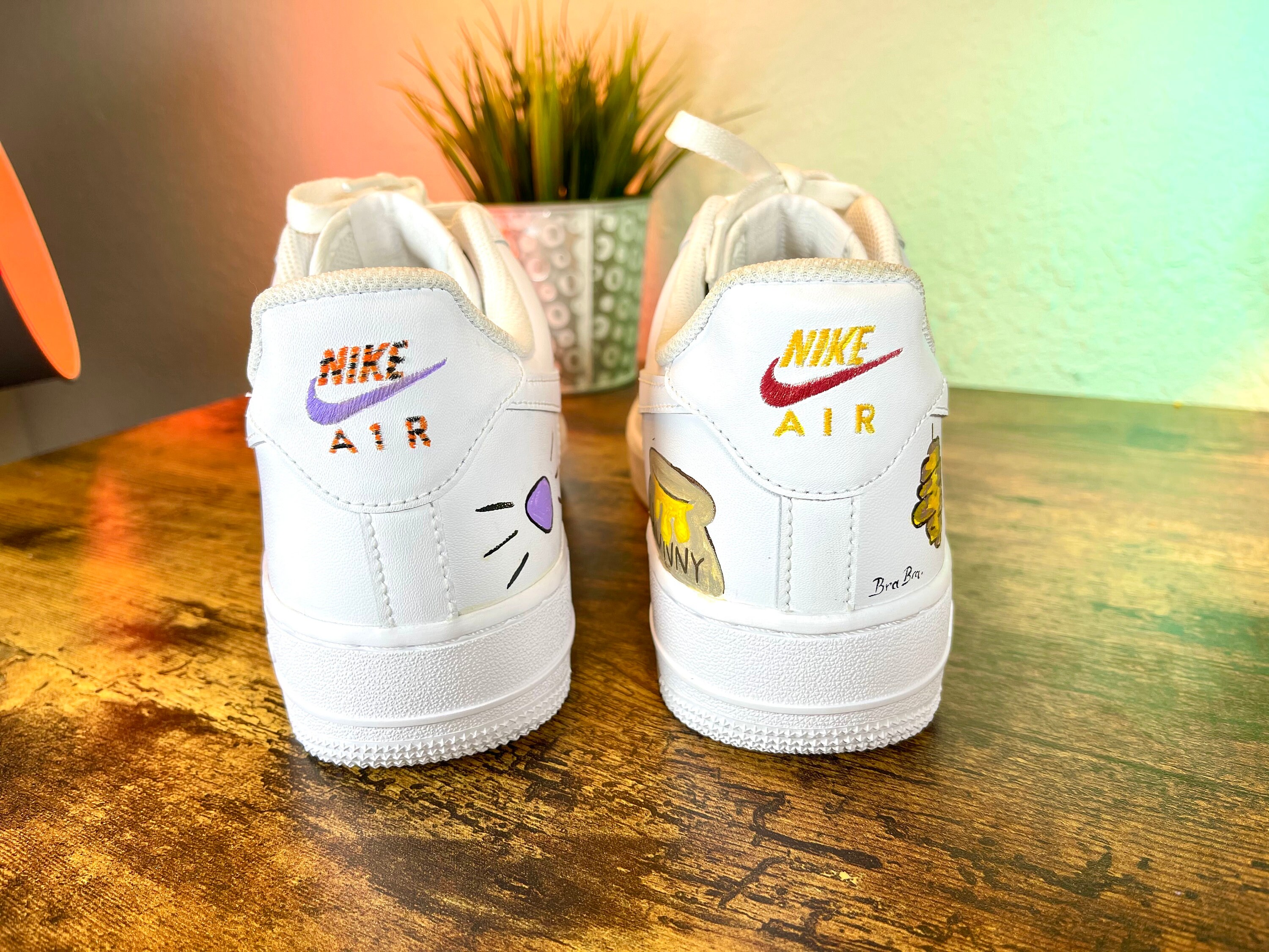 Nike Air Force 1 Winnie-the-Pooh | Etsy