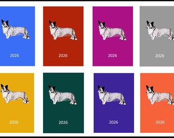 Cardigan Welsh Corgi 2026 Diary: A5/A6 Week View, Dog Show Dates