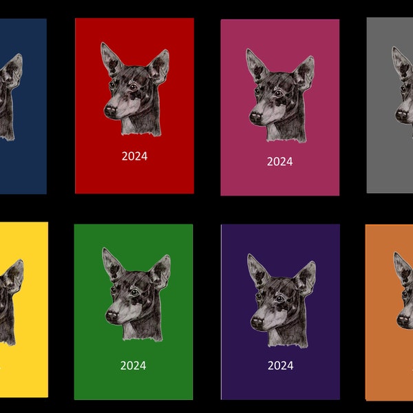 English Toy Terrier ETT 2024 Agenda hebdomadaire par vue : A5 ou A6, exposition canine, normal ou rendez-vous