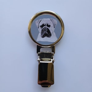 Bullmastiff Dog Show Ring Number Clip