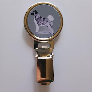 Akita Dog Show Ring Number Clip