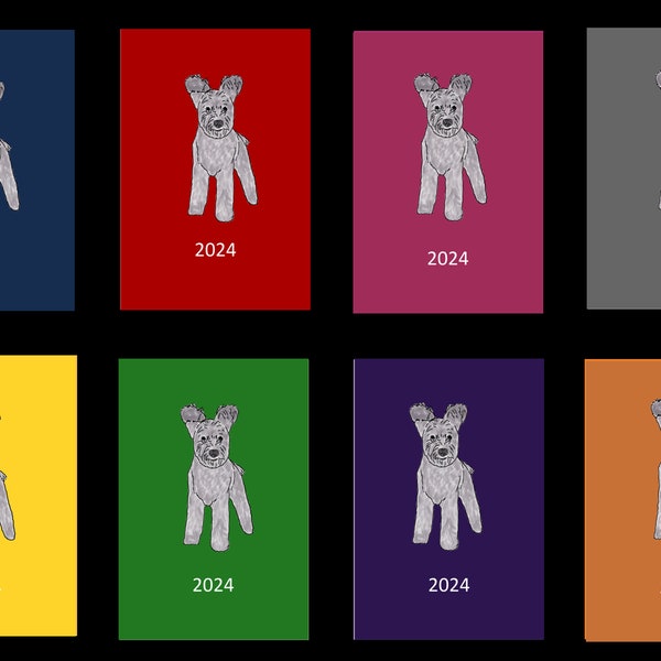 Pumi ungherese 2024 Diario settimanale per visualizzazione Date/appuntamenti delle mostre canine