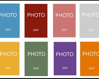 Personalised Your Own Photo 2027 Week Per View Diary: A5 or A6, Dog Show, Normal or Appointment