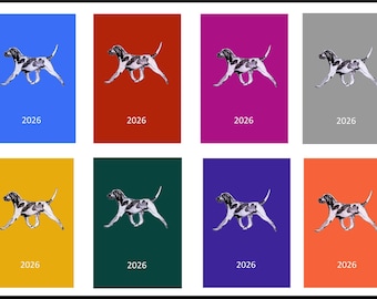 Bracco Italiano 2026 Diary: Dog Show Dates, Week Per View (A5 or A6)