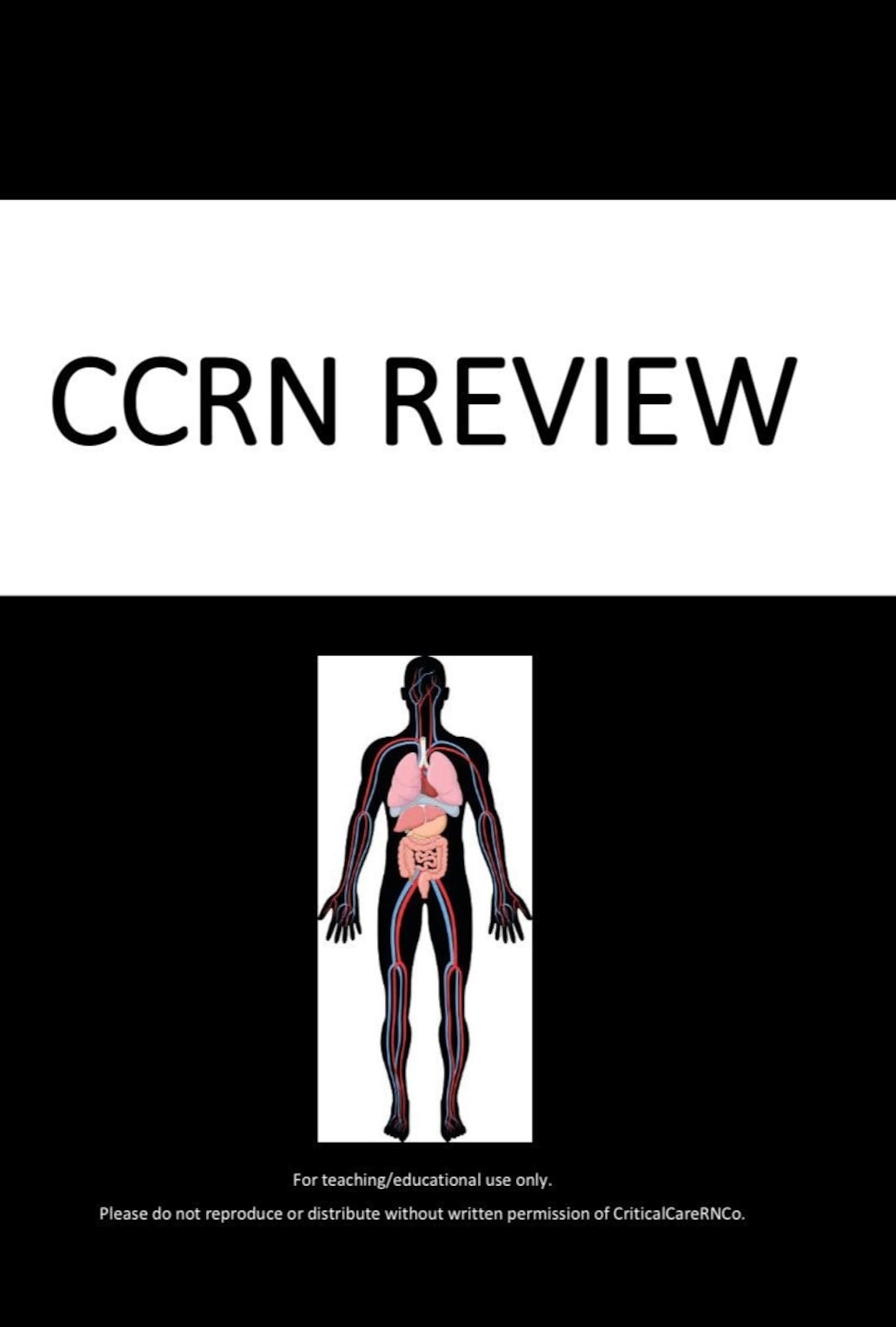 CCRN Exam Review, Exam Study Guide, Cram Sheet, Printable Review