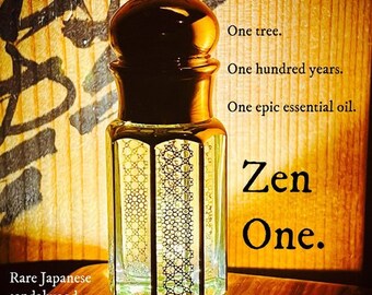 ZEN ONE • 100 year Japan temple Sandalwood essential oil • Kyushu Japan