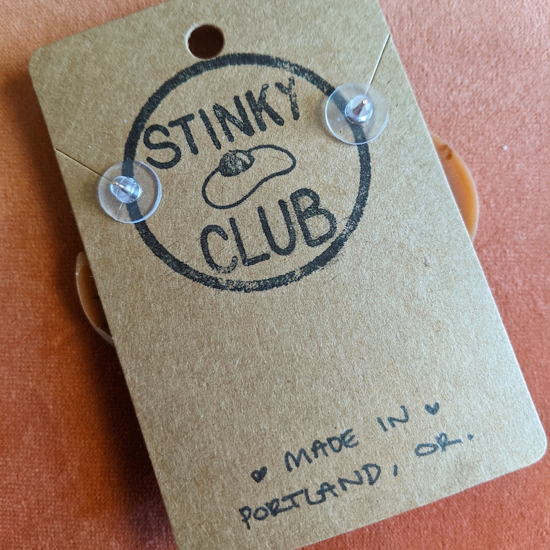 Imperfect Tortoise Shell Resin Earrings