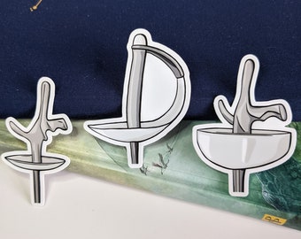 Fencing Blade Sticker