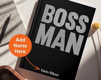 Personalized Boss Man Gift for Boss Male Journal Bosses Day Gift for Men Business Owner Office Manager Supervisor Birthday Present for him