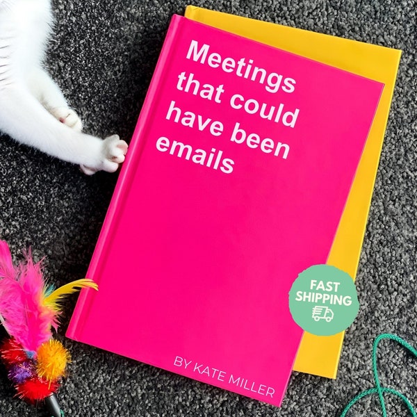 Personalized Meetings that Could Have Been Emails Sarcastic Notebook Journal, Funny Gift for Coworker, Witty Notepad Office Sassy Boss Gift