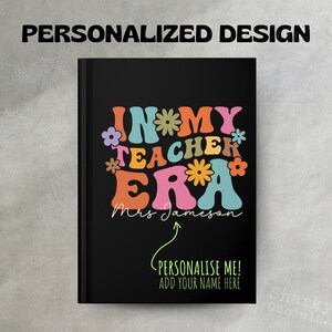 Personalized Teacher Notebook Journal Thank You Gift for - Etsy