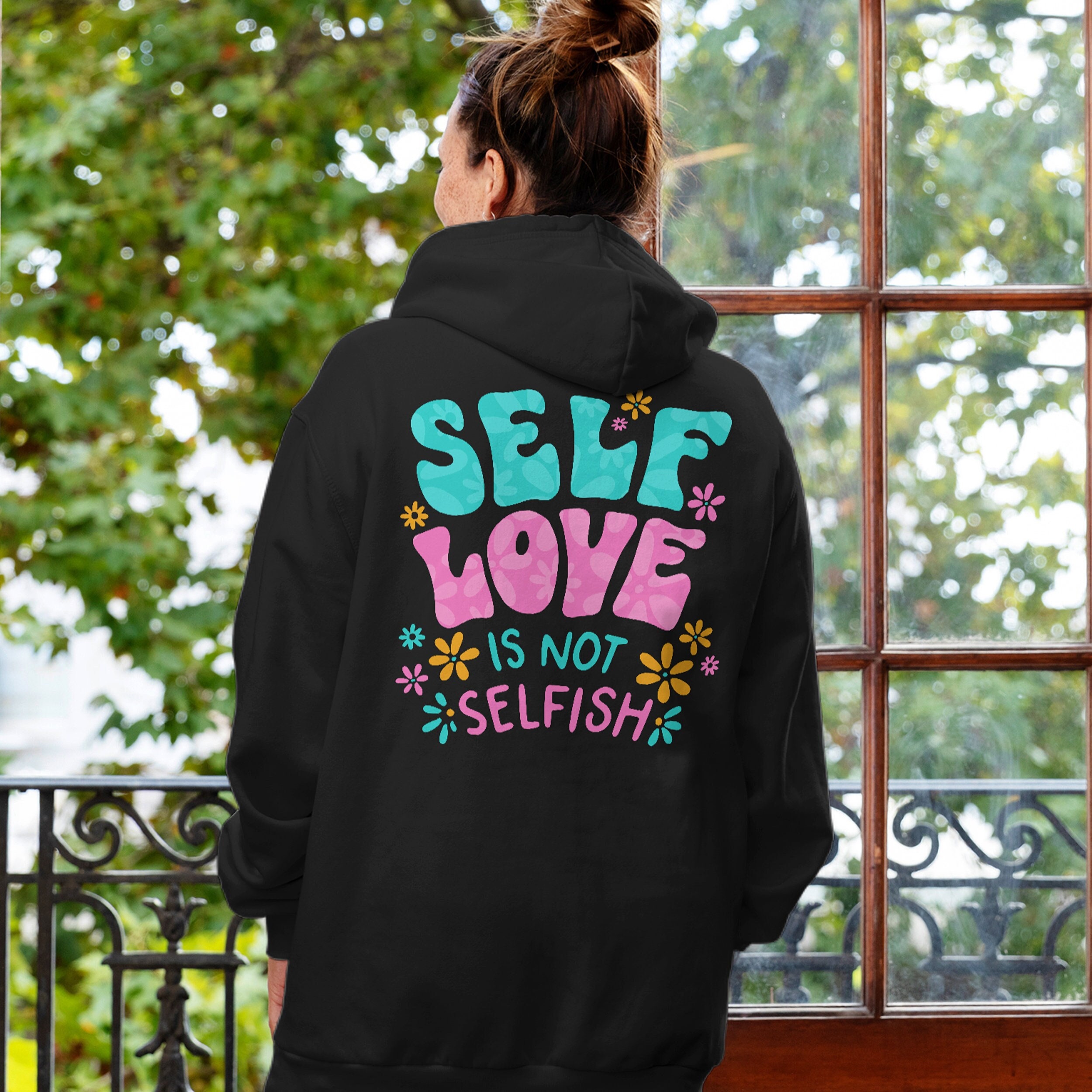 Self Love Hoodie Self Care Hoodie More Self Love Trendy Hoodie | Etsy
