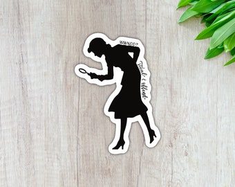 Nancy Drew Sticker | WWNDD? | Stickers | Funny Stickers | Laptop Stickers | Notebook Stickers | Handmade Stickers