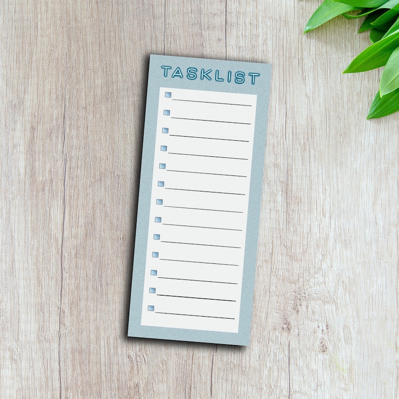 Notepad With Checkboxes Tasklist Memo Pad | Checklist Notepad | Nancy Drew Inspired Memo Pad ...
