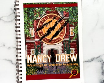 ORIGINAL Painting | Warnings at Waverly Academy | Gouache Painting | Nancy Drew | Original Art | Original Artwork