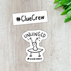 Nancy Drew Clue Crew Sticker | Sonny Joon | Alien | Stickers | Funny Stickers | Laptop Stickers | Notebook Stickers | Handmade Stickers