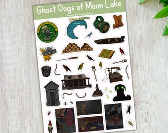 Nancy Drew DOG Stickers | Ghost Dogs of Moon Lake | Aesthetic Stickers | Laptop Stickers | Notebook Stickers | Handmade Paper Stickers