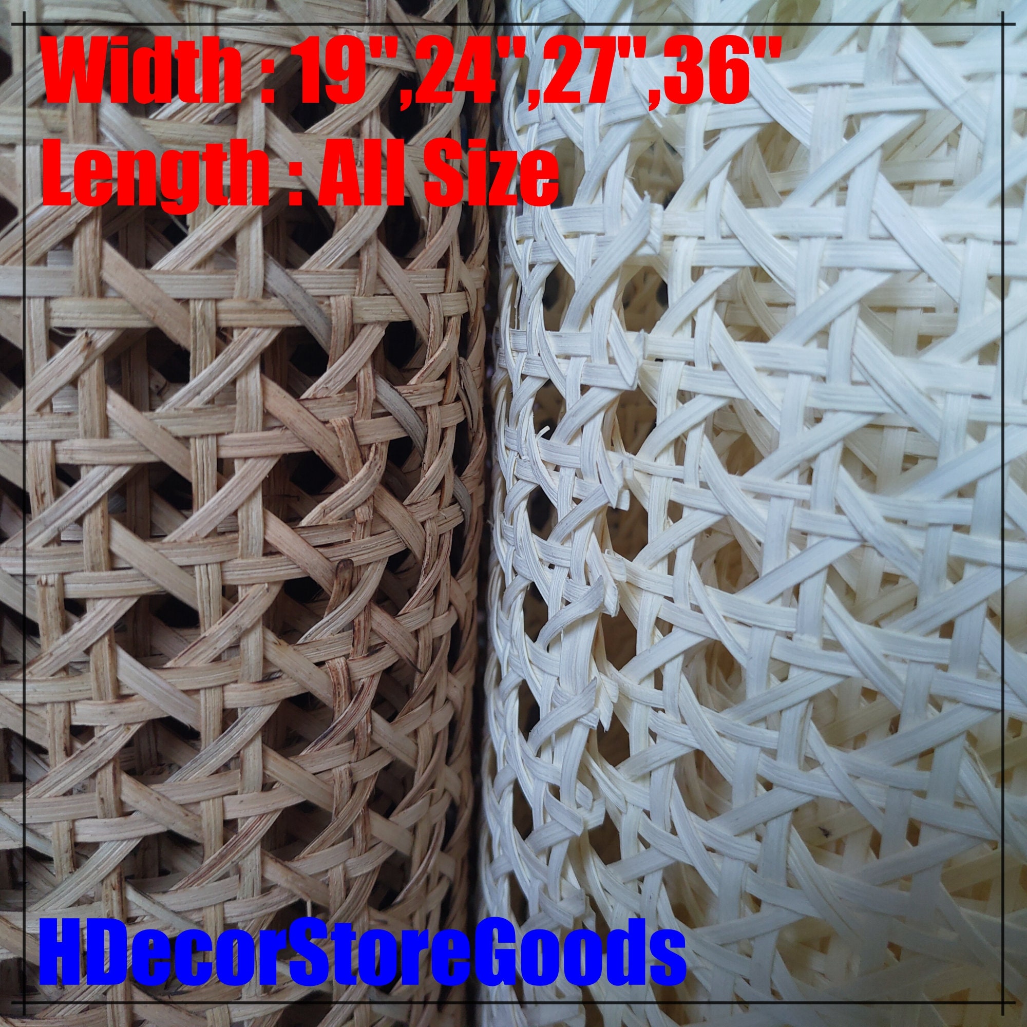 Alle Größe Vietnam Rattan Material Rattan Cane Webbing für | Etsy