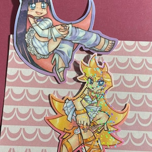 panty and stocking card sleeves & Bimyou Workshop By introducing silver film Panty & Stocking with Garterbelt