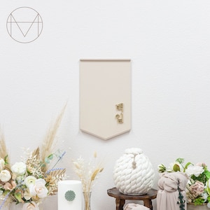 Modern Traditional Korean Dohl Wood Banner - Baekil 백일 100th Day, Korean First Birthday 첫돌, Doljanchi, Handmade, Hand crafted, Decoration
