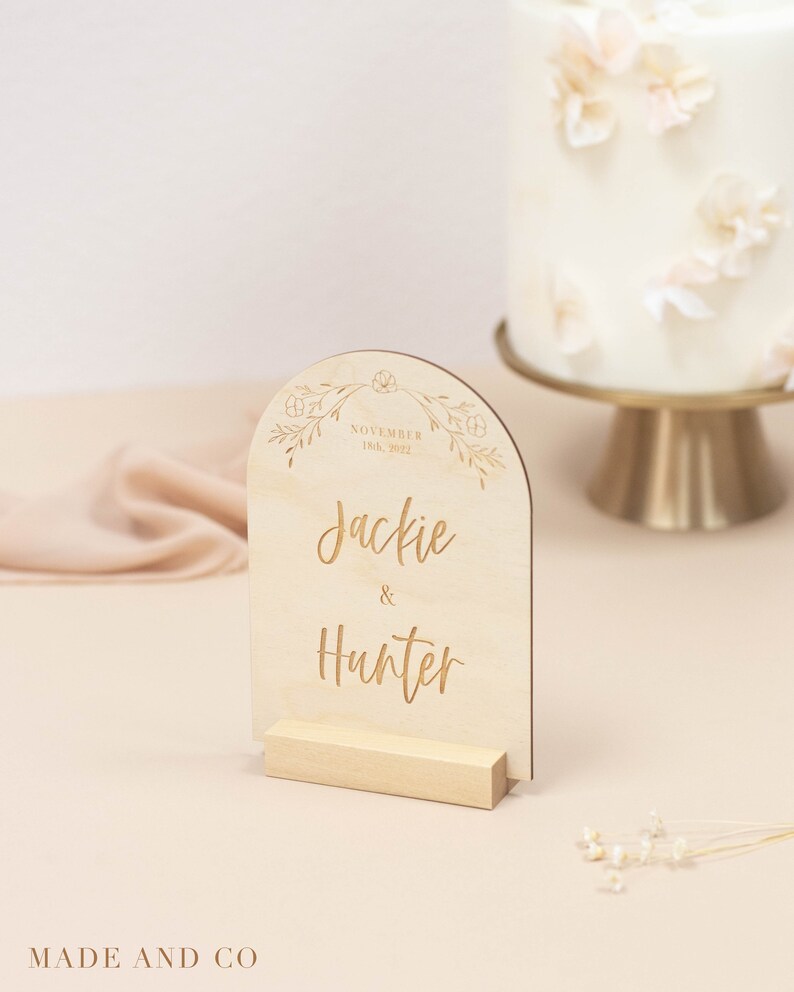 CUSTOM Wedding Wood Sign Wedding Date Anniversary Etsy