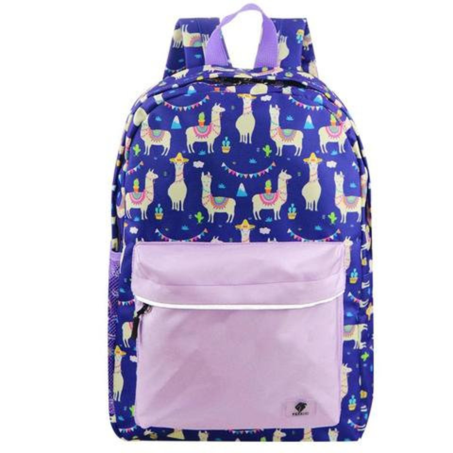 Toddler Backpack Girls Backpack Back To School Purple Llama | Etsy