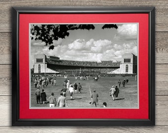 Ohio Stadium 1950 - Framed