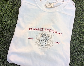 Embroidered Romance Book Club Shirt – Romance Enthusiast Apparel