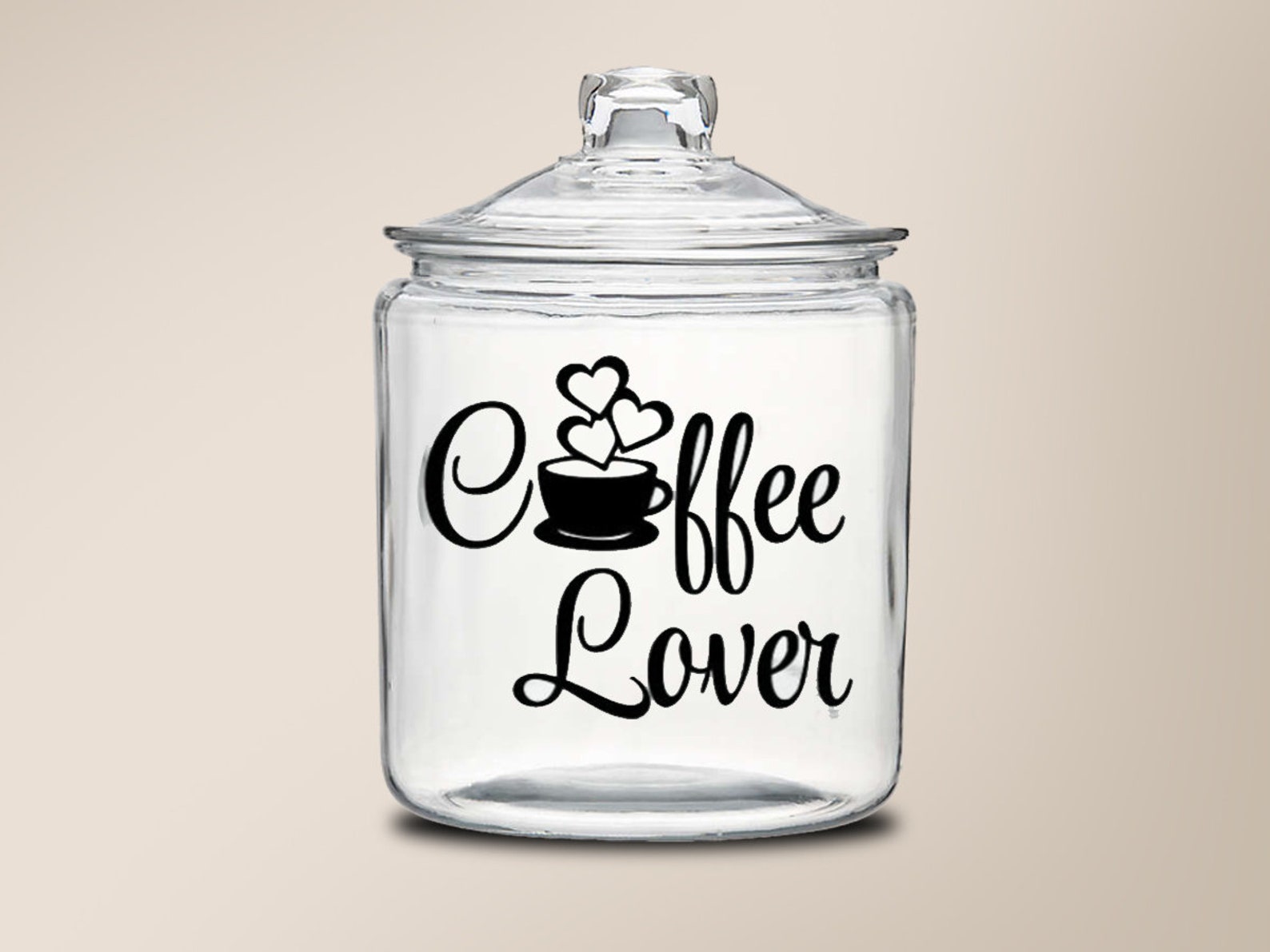 Personalized Coffee Pod Jar Kitchen Storage Jar Custom Etsy