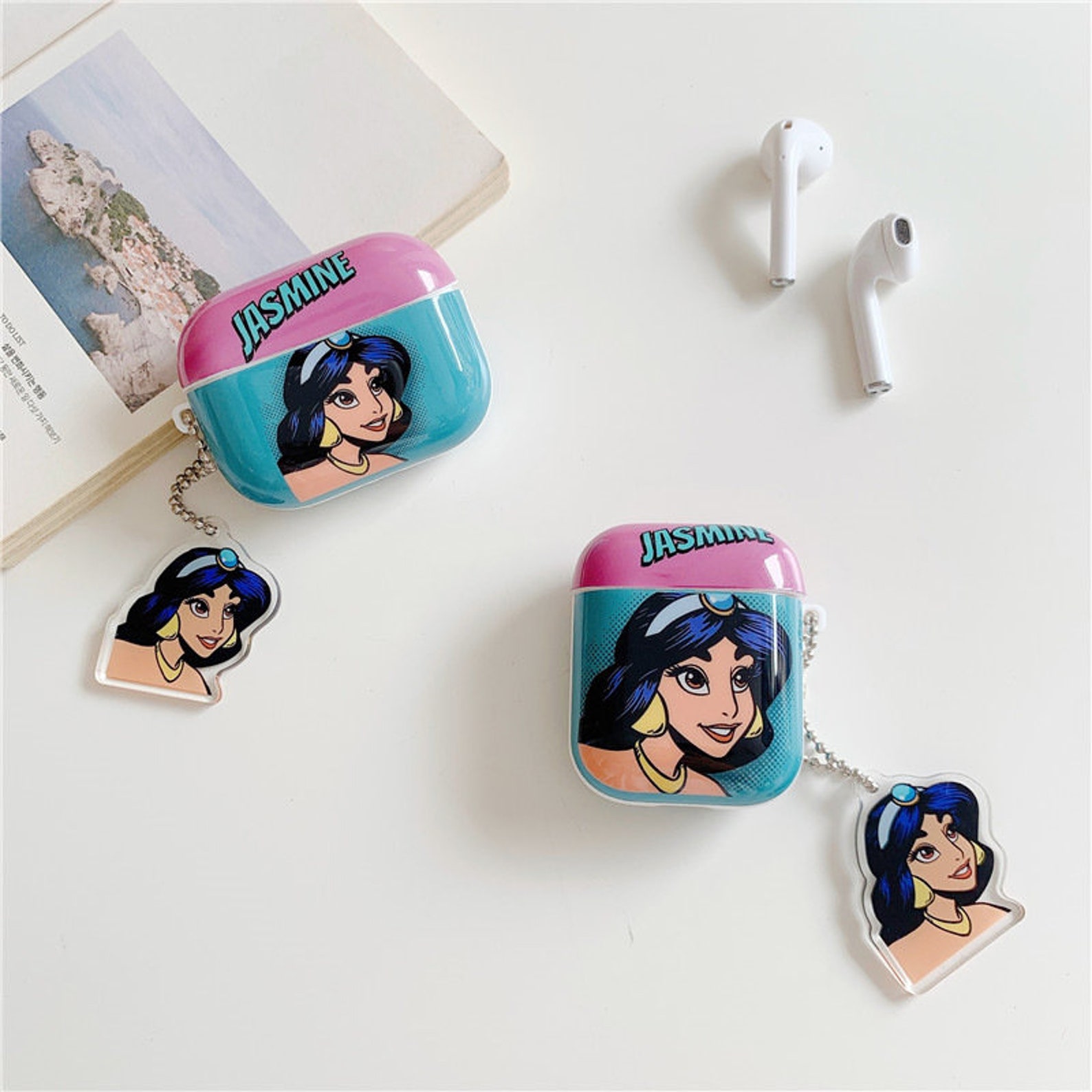Airpod Cover Disney Princess Airpod Case Silicone Airpod Etsy