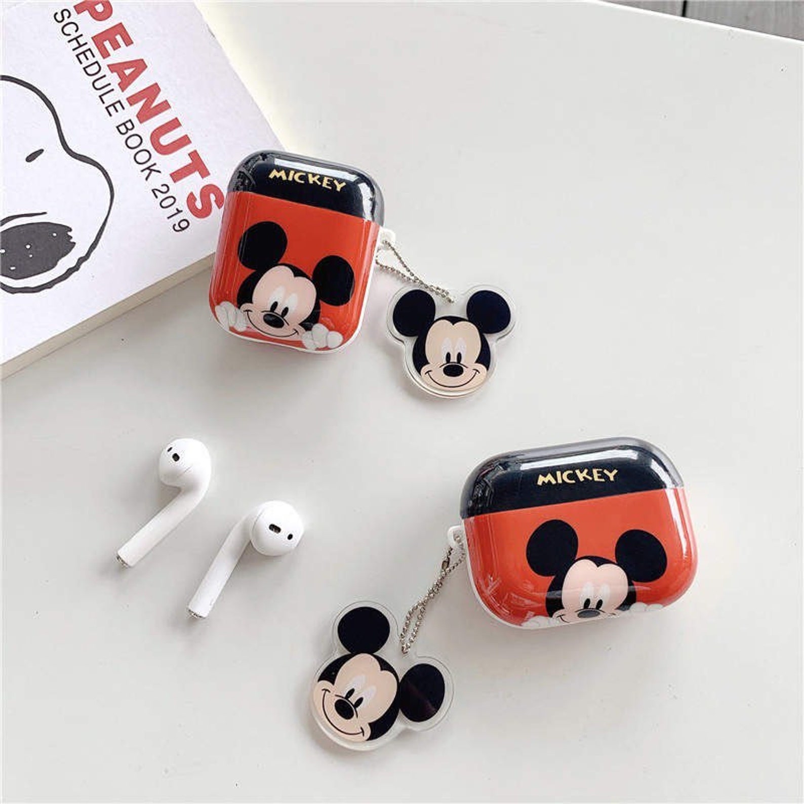 Mickey Minnie Airpod Cover Disney Characters Airpod Case Etsy