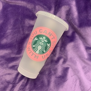Mean Girls Starbucks cup, burn book inspired, reusable