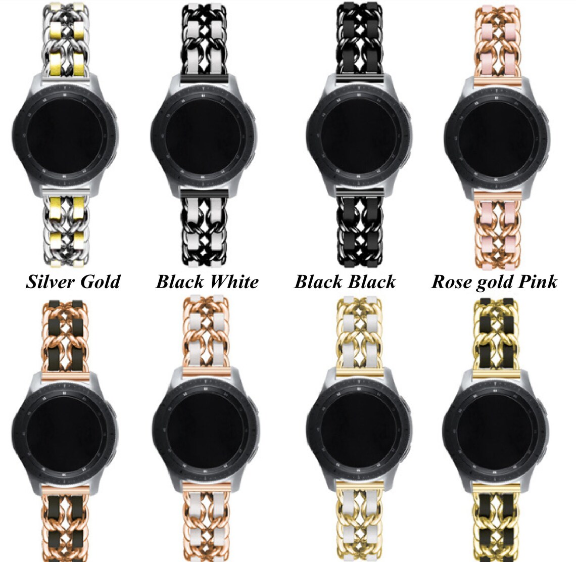 Samsung Watch Band Galaxy Watch Active 20mm Gear S3 Chain Etsy