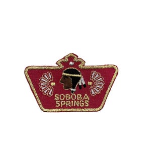 Vintage Soboba Springs Indian Logo Golf Course Golf Patch California