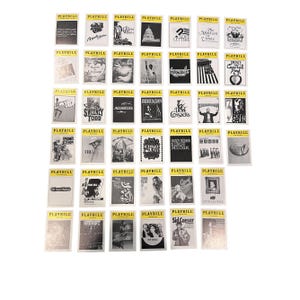 Vintage NYC Broadway Playbill Trading Cards 1989-1990 Lot de 40